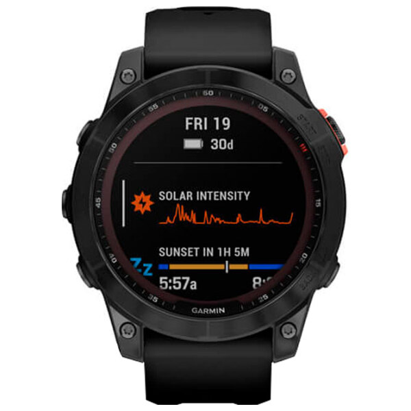 Ceas inteligent Garmin Fenix 7X Solar Gray 1.3" | 33 mm | Oțel inoxidabil/Silicon
| 010-02541-01 photo 2