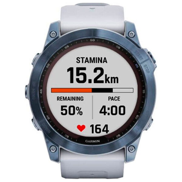 Ceas inteligent Garmin Fenix 7X Sapphire Solar Blue 1.3" | 33 mm | Titan / DLC/Silicon
| 010-02541-15 photo 2