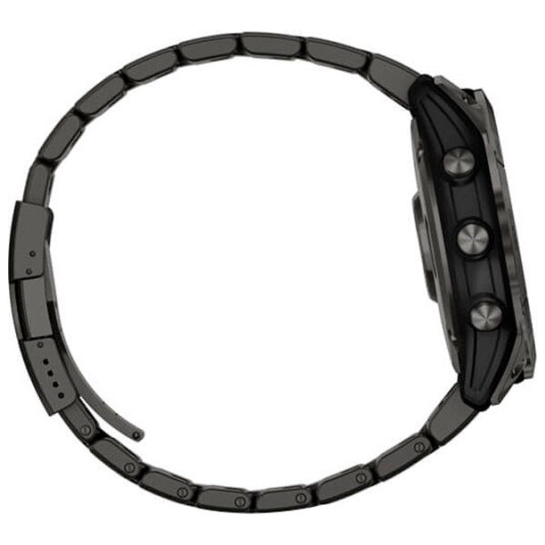 Ceas inteligent Garmin Fenix 7X Sapphire Solar Carbon Grey 1.3" | 33 mm | Titan / DLC/Titan
| 010-02541-27 photo 4