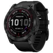 Умные часы Garmin Fenix 7X Sapphire Solar Черный 1.3" | 33 мм | Титан / DLC/Силикон
| 010-02541-23