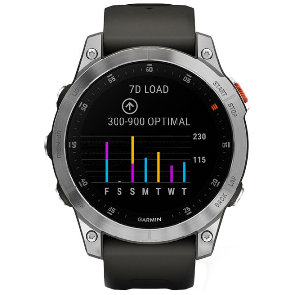 Умные часы Garmin Epix Pro (Gen 2) Серый 1.3" | 33 мм | Нержавеющая сталь/Силикон
| 010-02582-01 photo 4