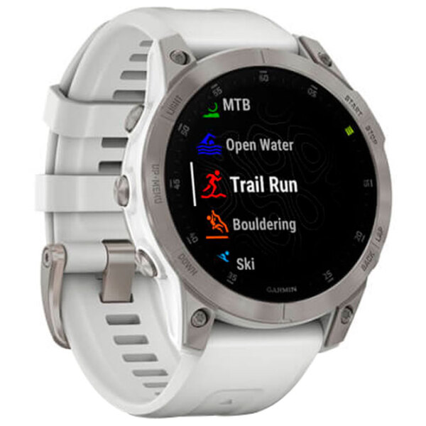 Ceas inteligent Garmin Epix (Gen 2) White 1.3" | 33 mm | Titan/Silicon
| 010-02582-21 photo 3