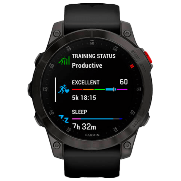 Ceas inteligent Garmin Epix (Gen 2) Black 1.3" | 33 mm | Titan / DLC/Silicon
| 010-02582-11 photo 3