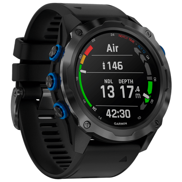 Умные часы Garmin Descent MK2i Черный 1.4" | 52 мм | Титан / DLC/Силикон
| 010-02132-11 photo 3