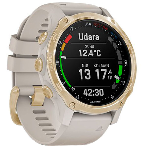 Умные часы Garmin Descent Mk2S Светло золотистый 1.2" | 43 мм | Нержавеющая сталь/Силикон
| 010-02403-01 photo 3