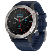 Умные часы Garmin Quatix 6 Captain Blue Серый 1.3" | 41 мм | Нержавеющая сталь/Силикон
| 010-02158-91