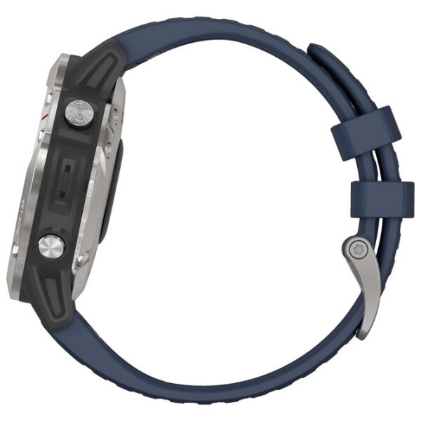 Умные часы Garmin Quatix 6 Captain Blue Серый 1.3" | 41 мм | Нержавеющая сталь/Силикон
| 010-02158-91 photo 4