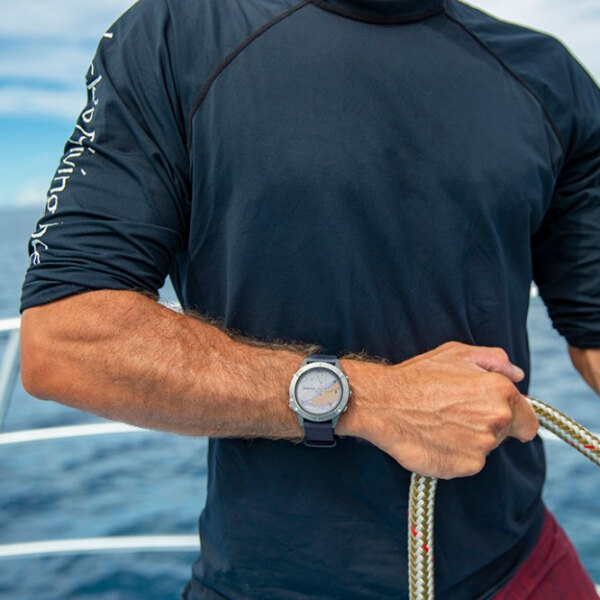 Умные часы Garmin Quatix 6 Captain Blue Серый 1.3" | 41 мм | Нержавеющая сталь/Силикон
| 010-02158-91 photo 7