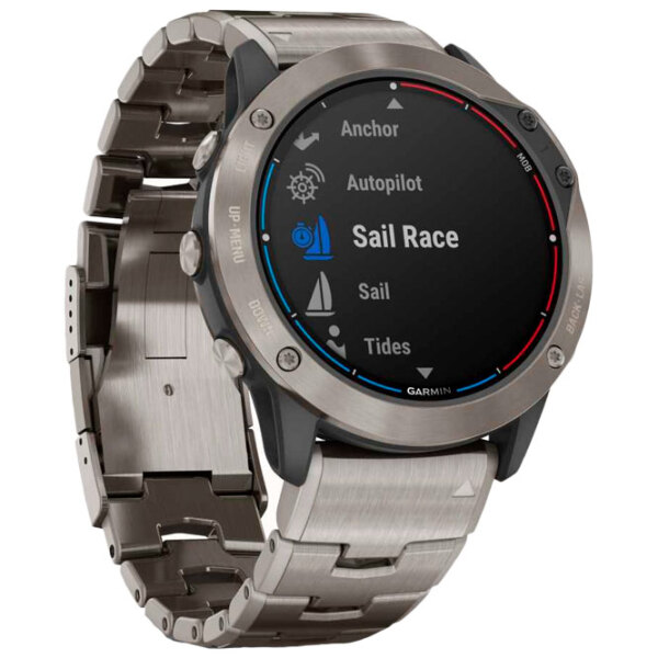 Умные часы Garmin Quatix 6 Титан 1.3" | 47 мм | Титан/Титан
| 010-02158-95 photo 3
