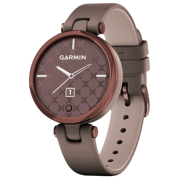 Ceas inteligent Garmin Lily Bronze 1" | 34.5 mm | Oțel inoxidabil/Piele italiană
| 010-02384-B0 photo 1