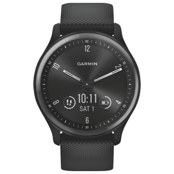 Ceas inteligent Garmin Vivomove Sport Black 1.78" | 40mm | Polimer/Silicon| 010-02566-00 photo 1