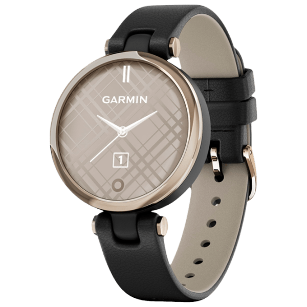 Ceas inteligent Garmin Lily Gold 1" | 34.5 mm | Oțel inoxidabil/Piele italiană
| 010-02384-B1 photo 1