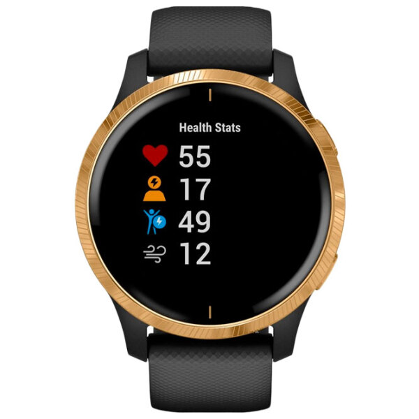 Ceas inteligent Garmin Venu Gold 1.2" | 30.4 mm | Oțel inoxidabil, polimer/Silicon
| 010-02173-34 photo 2