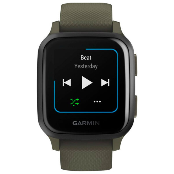 Умные часы Garmin Venu Sq – Music Edition Зеленый 1.3" | 40 мм | Алюминий/Силикон
| 010-02426-13 photo 2