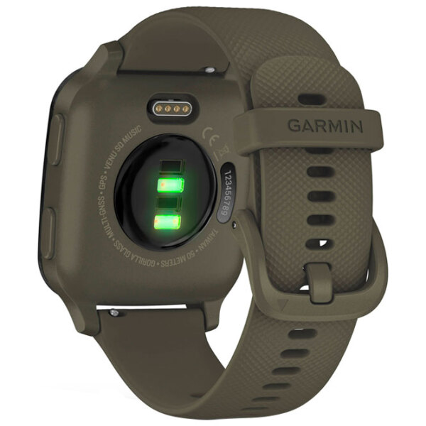 Умные часы Garmin Venu Sq – Music Edition Зеленый 1.3" | 40 мм | Алюминий/Силикон
| 010-02426-13 photo 6