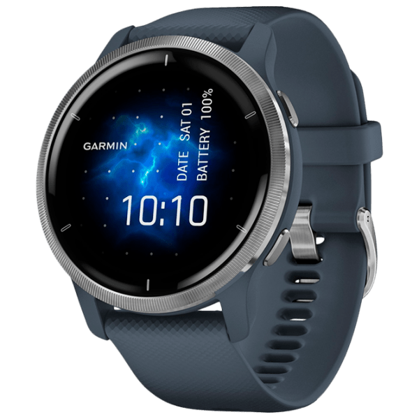 Умные часы Garmin Venu 2 Серебряный 1.3" | 45 мм | Нержавеющая сталь/Силикон
| 010-02430-10 photo 1
