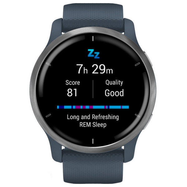 Умные часы Garmin Venu 2 Серебряный 1.3" | 45 мм | Нержавеющая сталь/Силикон
| 010-02430-10 photo 2