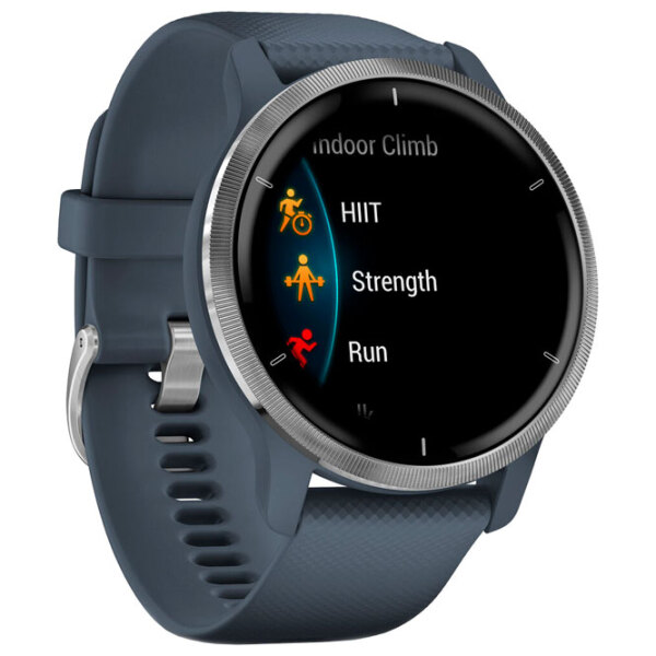 Умные часы Garmin Venu 2 Серебряный 1.3" | 45 мм | Нержавеющая сталь/Силикон
| 010-02430-10 photo 3