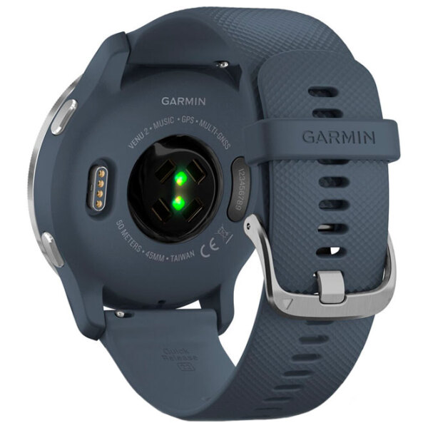 Умные часы Garmin Venu 2 Серебряный 1.3" | 45 мм | Нержавеющая сталь/Силикон
| 010-02430-10 photo 6