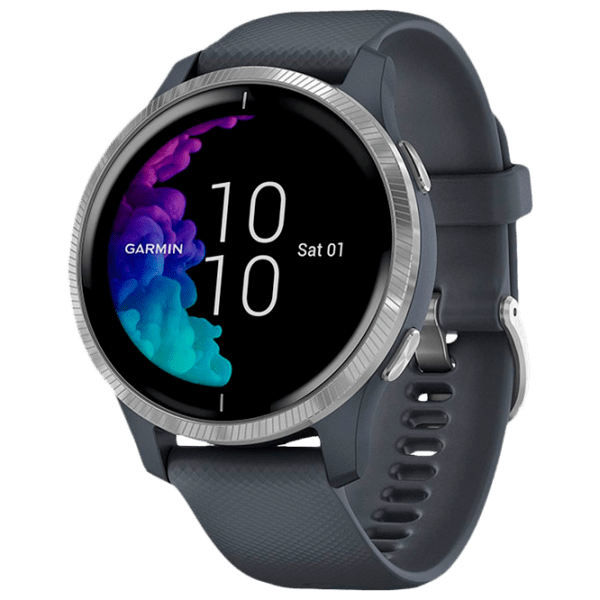 Ceas inteligent Garmin Venu Silver 1.2" | 30.4 mm | Oțel inoxidabil, polimer/Silicon
| 010-02173-04 photo 1