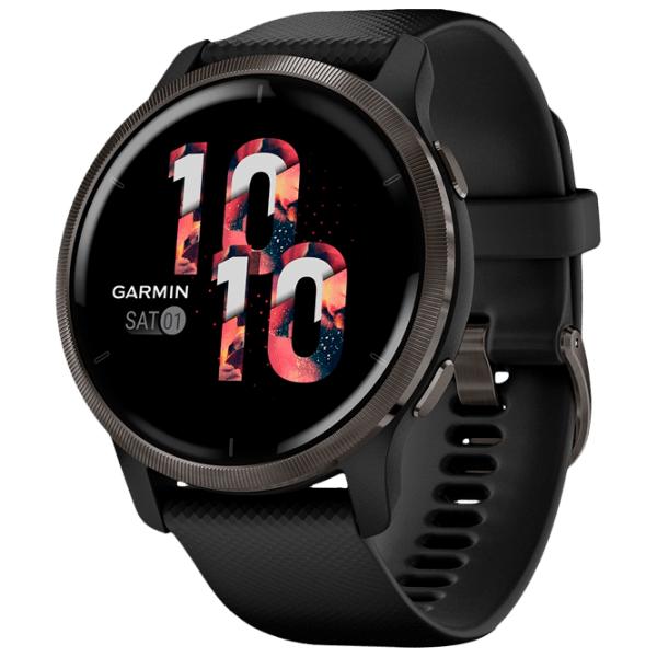 Ceas inteligent Garmin Venu 2 Black 1.3" | 45 mm | Oțel inoxidabil/Silicon
| 010-02430-11 photo 1