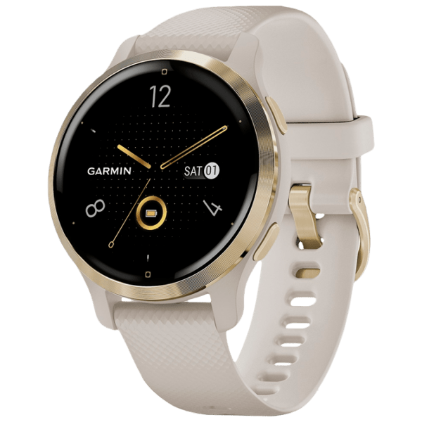 Ceas inteligent Garmin Venu 2S Gold 1.1" | 40mm | Oțel inoxidabil/Silicon
| 010-02429-11 photo 1