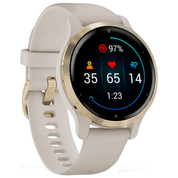 Ceas inteligent Garmin Venu 2S Gold 1.1" | 40mm | Oțel inoxidabil/Silicon
| 010-02429-11 photo 3