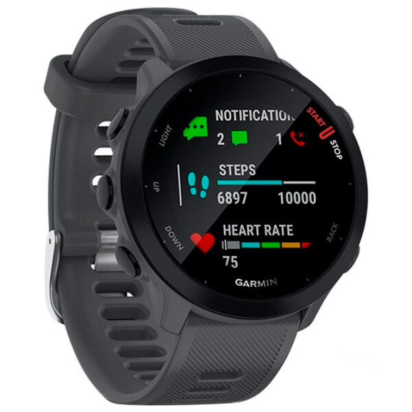 Умные часы Garmin Forerunner 55 Серый 1.04" | 42 мм | Пластик/Силикон
| 010-02562-13 photo 3