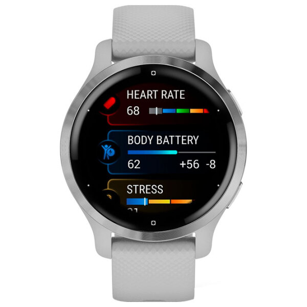 Ceas inteligent Garmin Venu 2S Silver 1.1" | 40mm | Oțel inoxidabil/Silicon
| 010-02429-12 photo 2