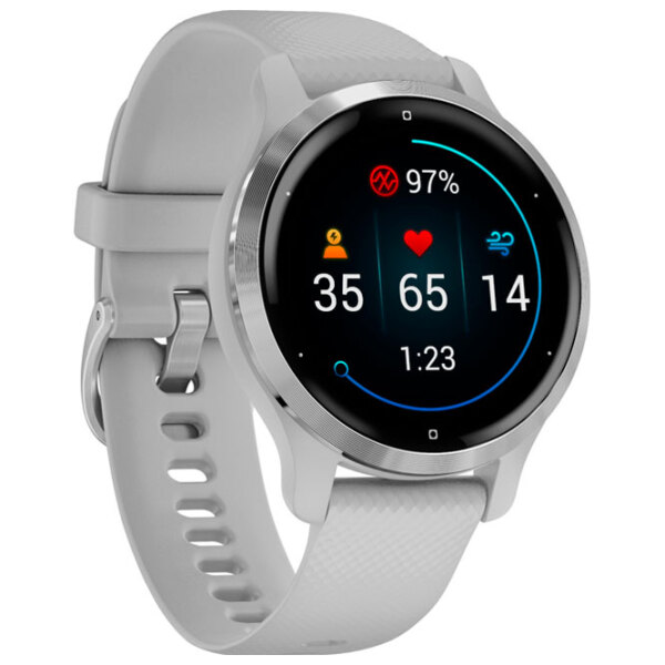 Ceas inteligent Garmin Venu 2S Silver 1.1" | 40mm | Oțel inoxidabil/Silicon
| 010-02429-12 photo 3