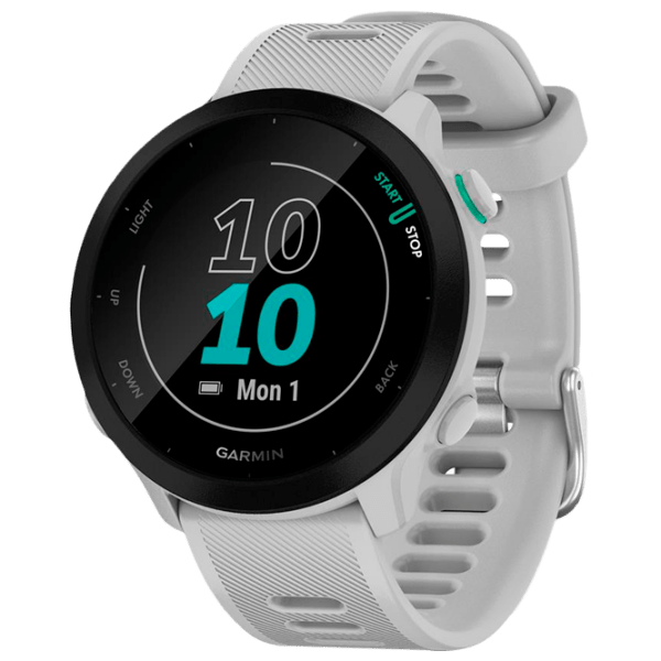 Умные часы Garmin Forerunner 55 Белый 1.04" | 42 мм | Пластик/Силикон
| 010-02562-11 photo 1