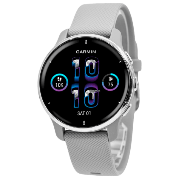 Умные часы Garmin Venu 2 Plus Серебряный 1.3" | 43 мм | Нержавеющая сталь/Силикон
| 010-02496-10 photo 1