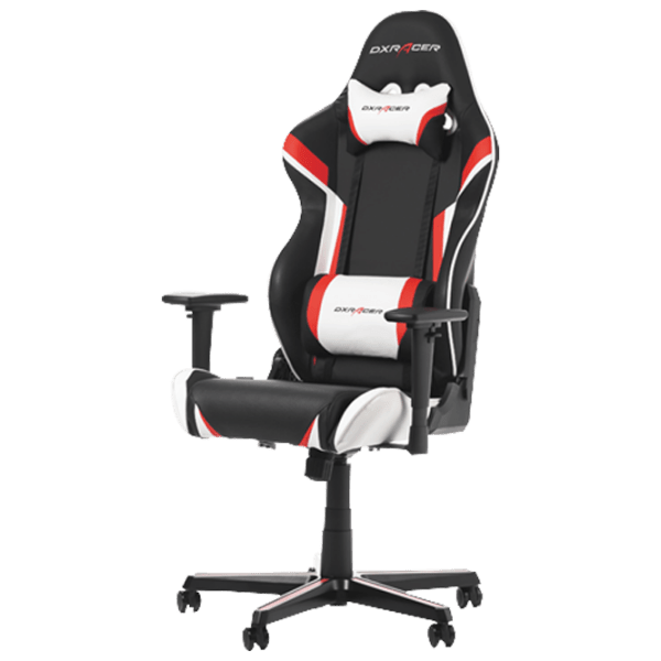 Scaun Gaming DXRacer Racing GC-R288-NRW-Z1 Black White  photo 1