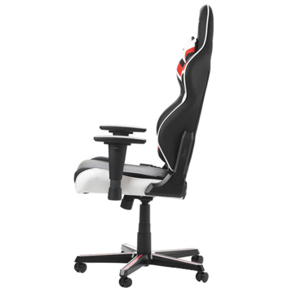 Scaun Gaming DXRacer Racing GC-R288-NRW-Z1 Black White  photo 3