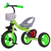 Triciclu Kikka Boo Tico Green Metal/ Pentru copii