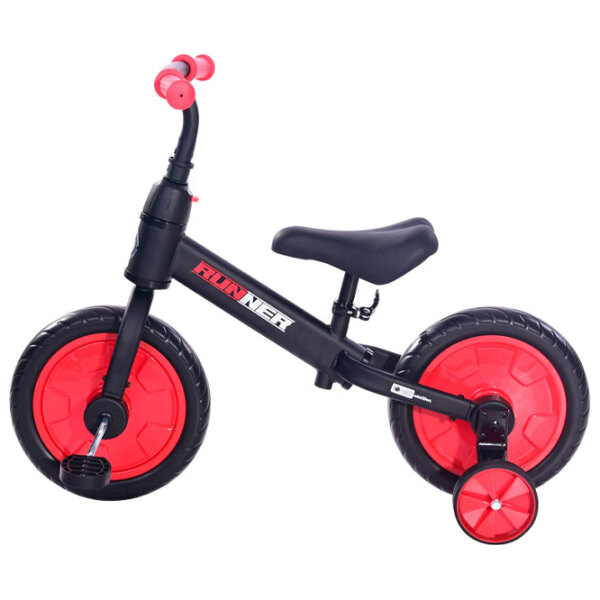 Bicicletă fără pedale Lorelli Runner 11" Red Black Metal / Pentru copii photo 2