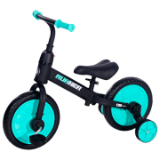 Bicicletă fără pedale Lorelli Runner 11" Turquoise Black Metal / Pentru copii