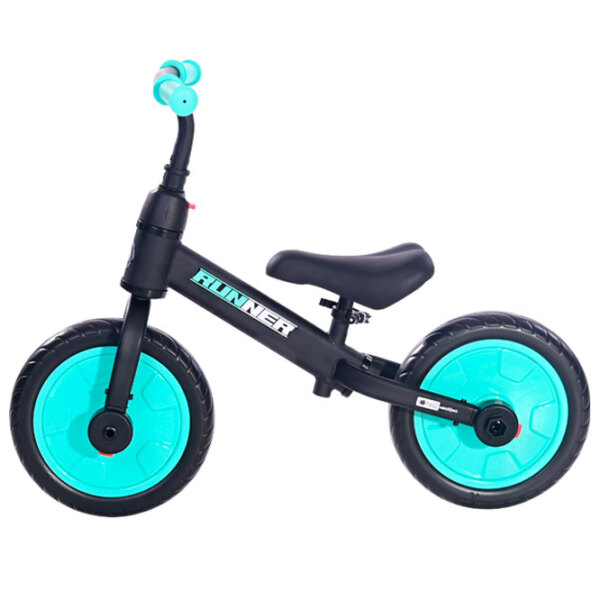 Bicicletă fără pedale Lorelli Runner 11" Turquoise Black Metal / Pentru copii photo 5