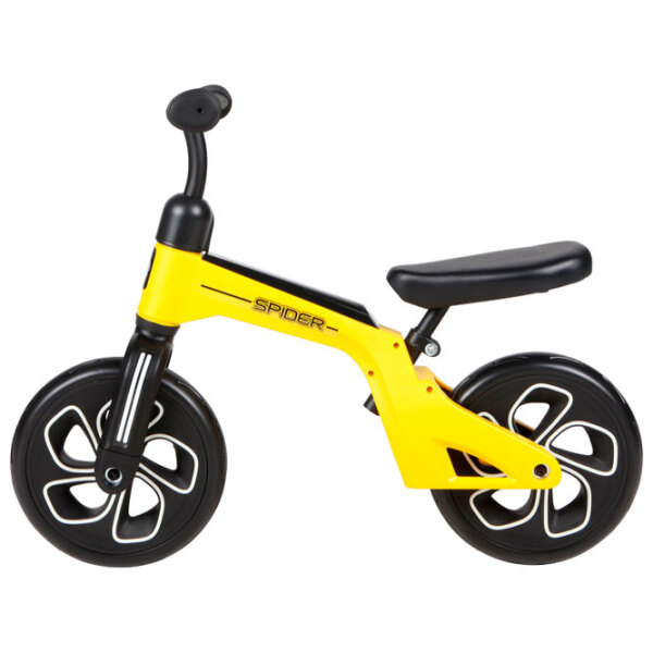 Bicicletă fără pedale Lorelli Spider 10" Yellow Black  / Pentru copii photo 2