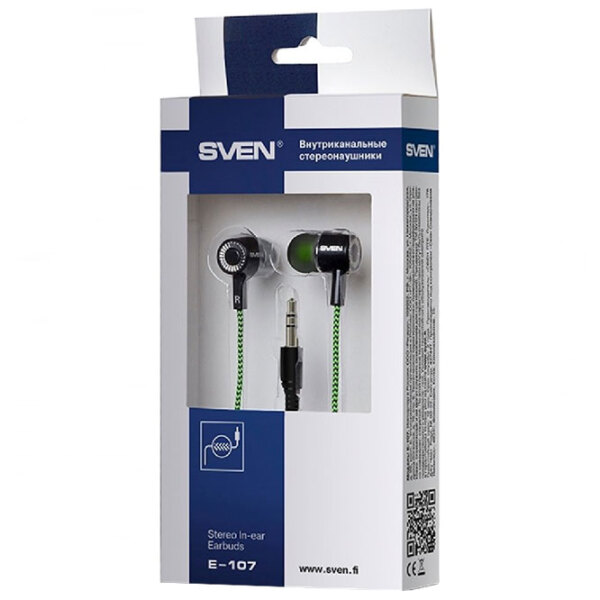 Căști Sven E-107 Black Cu fir / Personal / In ear photo 3
