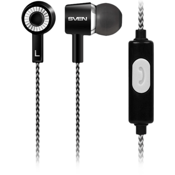 Căști Sven E-109M Black Cu fir / Personal / In ear photo 2