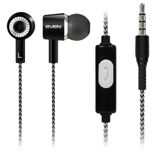 Căști Sven E-109M Black Cu fir / Personal / In ear photo 3