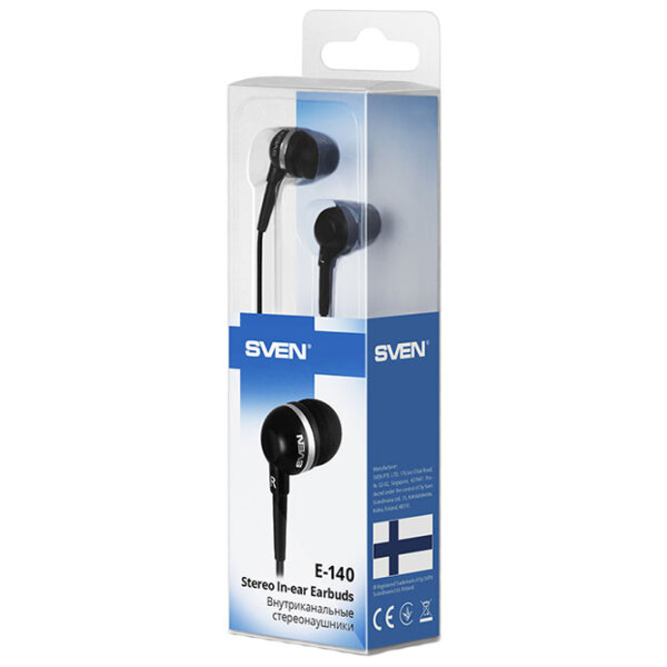 Căști Sven E-140 Black Cu fir / Personal / In ear photo 4
