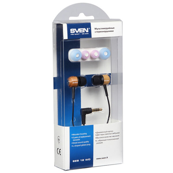 Căști Sven SEB 12 WD Black Cu fir / Personal / In ear photo 5