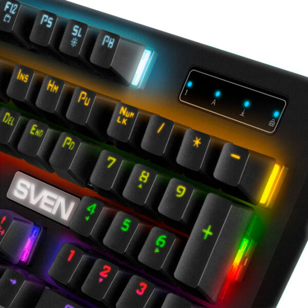 Tastatură Sven KB-G9100 Black Gaming, Cu fir photo 6