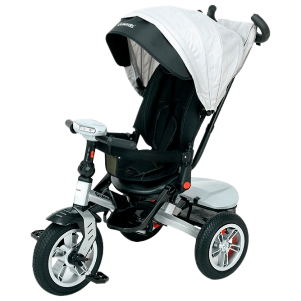 Triciclu Glamvers Eagle Gray Metal/ Pentru copii photo 1