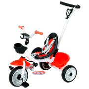 Triciclu Glamvers Rider Red Metal/ Pentru copii