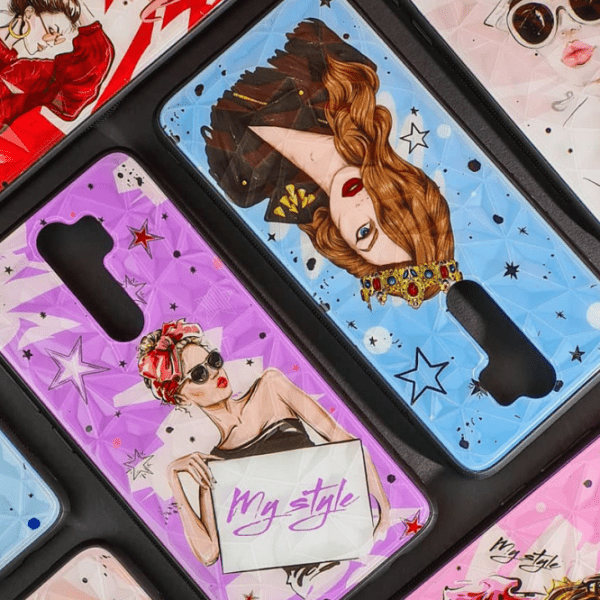 Чехол для смартфона Samsung Galaxy A12 / Galaxy M12 (Perfomance Creative girlfriend) Розовый WAVE, PC, Back photo 2