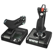 Joystick Logitech G X52 HOTAS Black Cu fir / buttons