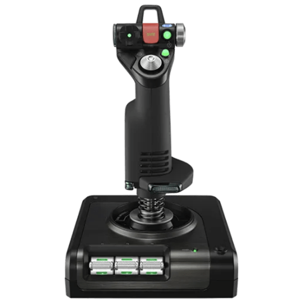 Joystick Logitech G X52 HOTAS Black Cu fir / buttons photo 3